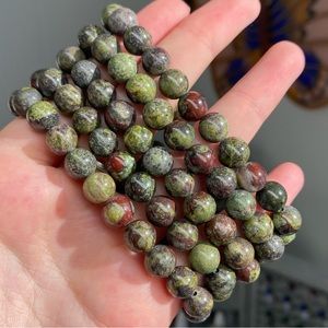 Dragons Blood Jasper Crystal Bracelet 1pc 8mm